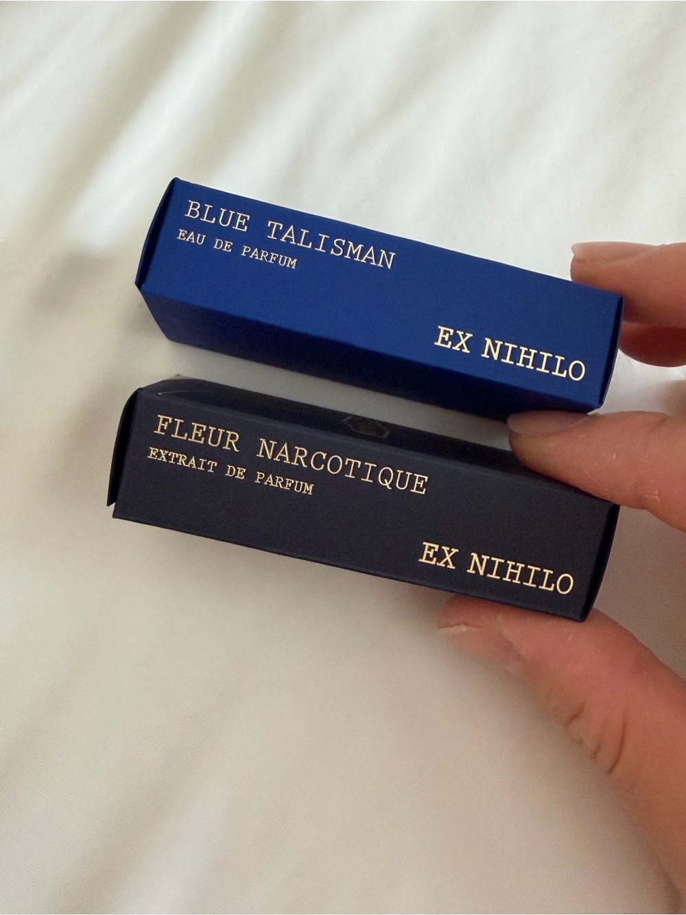 Ex Nihilo Blue Talisman & Fleur Narcotique Sample perfumes, 2 ml each